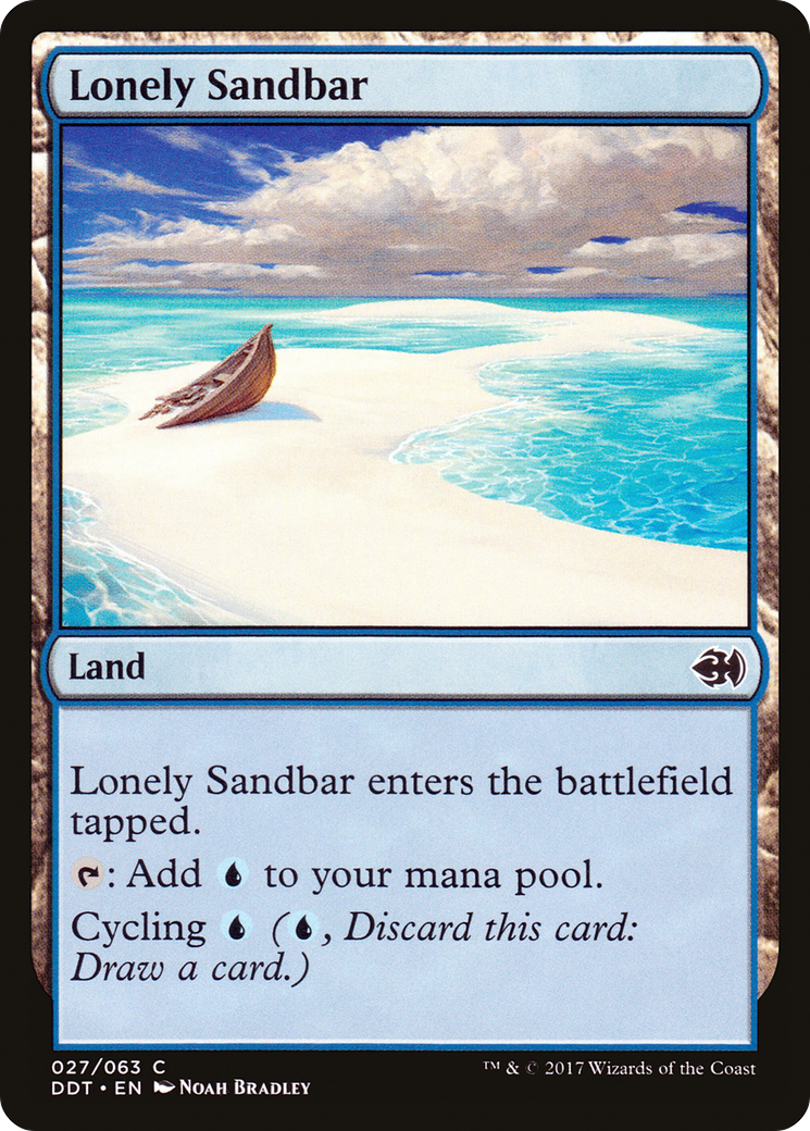 Lonely Sandbar [Duel Decks: Merfolk vs. Goblins]-1