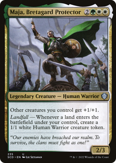 Maja, Bretagard Protector [Starter Commander Decks]-1