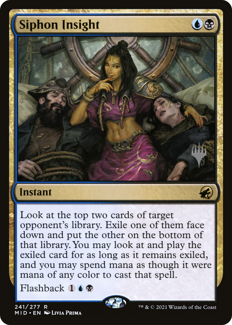 Siphon Insight (Promo Pack) [Innistrad: Midnight Hunt Promos]-1