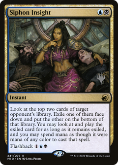 Siphon Insight (Promo Pack) [Innistrad: Midnight Hunt Promos]-1