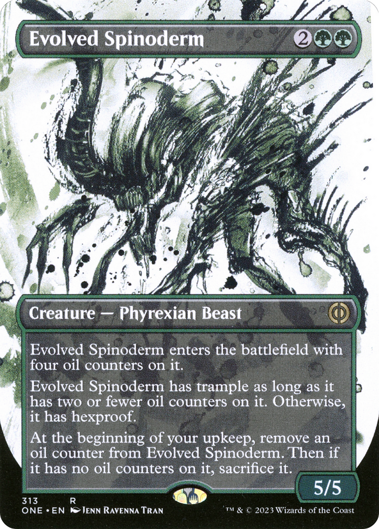 Evolved Spinoderm (Borderless Ichor) [Phyrexia: All Will Be One]-1