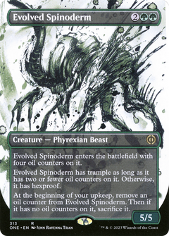Evolved Spinoderm (Borderless Ichor) [Phyrexia: All Will Be One]-1