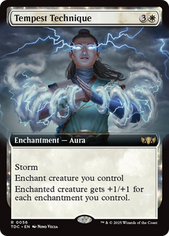 Tempest Technique (Extended Art) [Tarkir: Dragonstorm Commander]-1