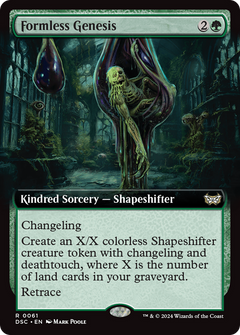 Formless Genesis (Extended Art) [Duskmourn: House of Horror Commander]-1