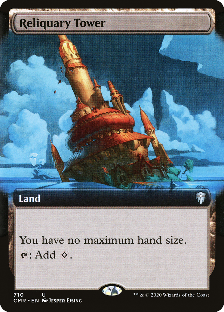 Reliquary Tower (Extended Art) [Commander Legends]-1