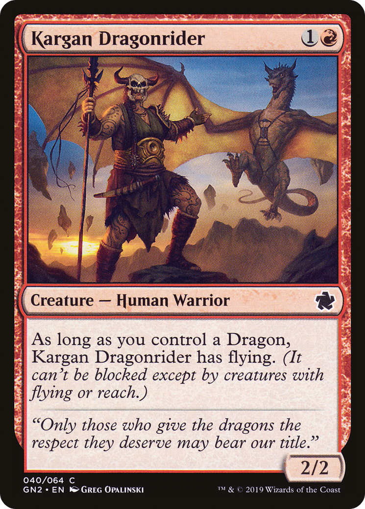 Kargan Dragonrider [Game Night 2019]-1