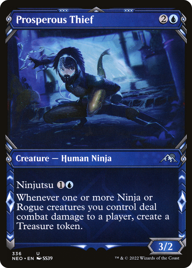 Prosperous Thief (Showcase Ninja) [Kamigawa: Neon Dynasty]-1