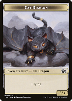Cat Dragon (T2X2-019) - Double Masters 2022 Tokens-1