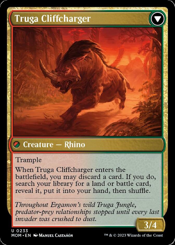 Invasion of Ergamon // Truga Cliffcharger [March of the Machine]-2