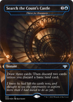 Search the Count's Castle - Thirst for Discovery (VOW-333) - Innistrad: Crimson Vow / Search the Count's Castle (Borderless)-1