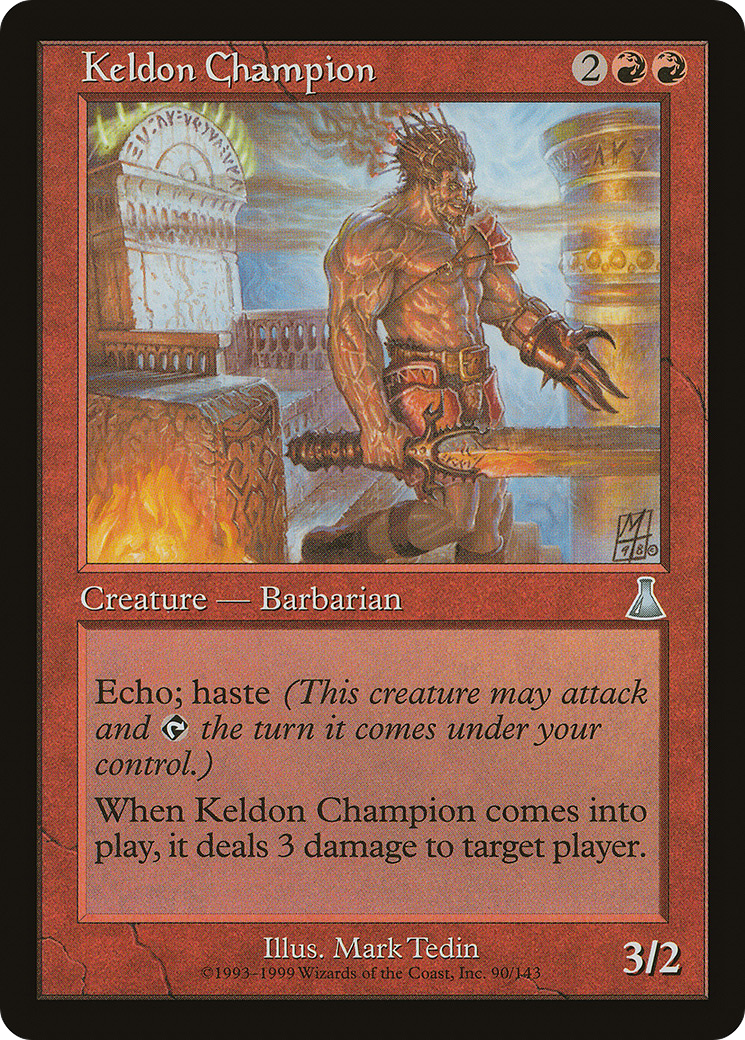 Keldon Champion [Urza's Destiny]-1