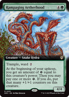 Rampaging Aetherhood (Extended Art) [Aetherdrift Commander]-1