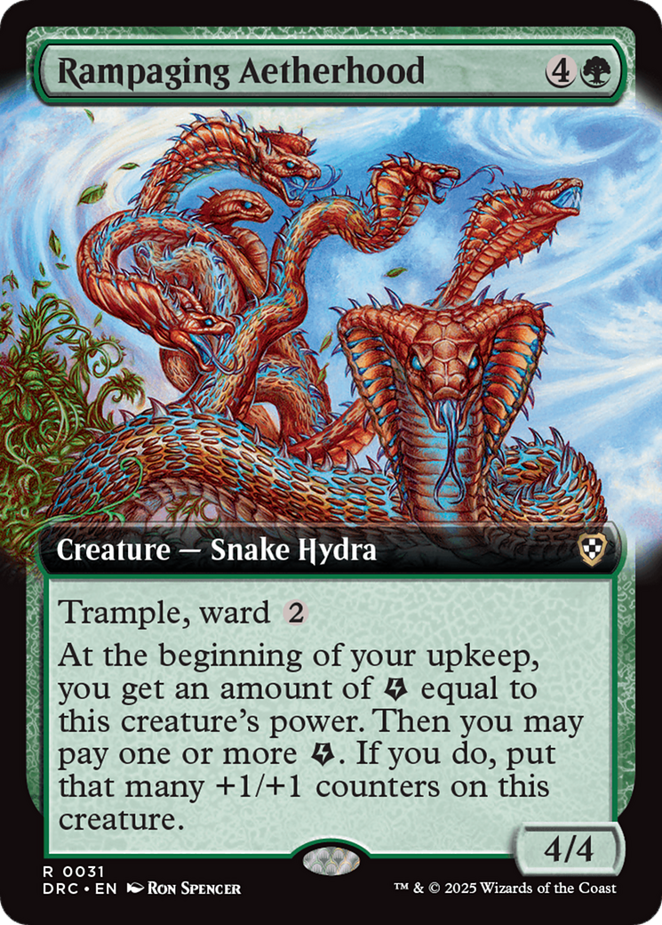 Rampaging Aetherhood (Extended Art) [Aetherdrift Commander]-1