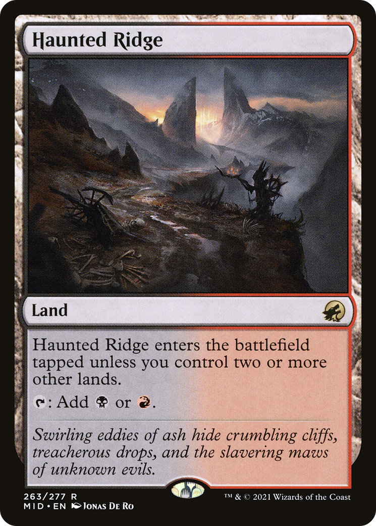 Haunted Ridge [Innistrad: Midnight Hunt]-1