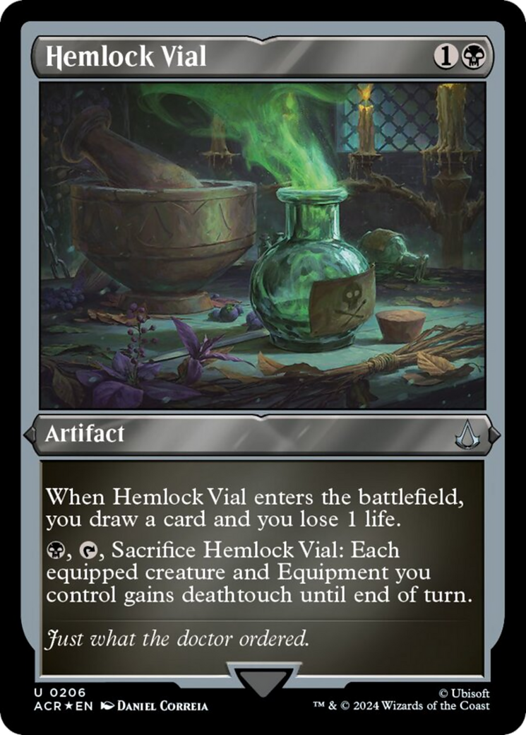 Hemlock Vial (Foil Etched) [Assassin's Creed]-1