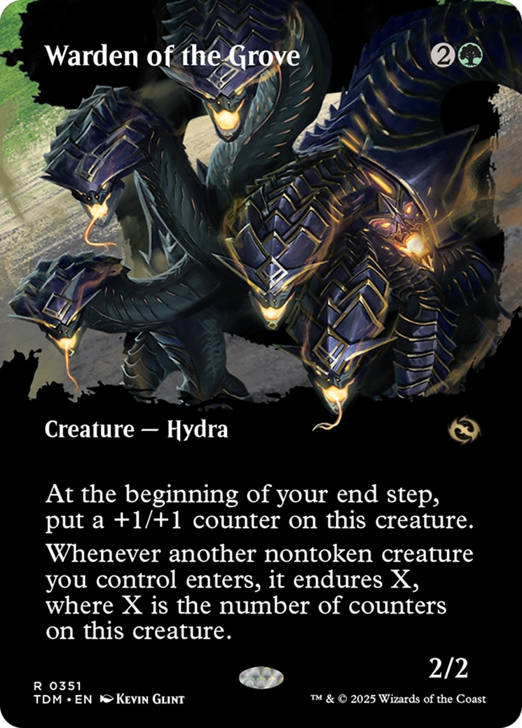 Warden of the Grove (Borderless) [Tarkir: Dragonstorm]-1