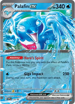 Palafin ex (126) (Jumbo Card) [Scarlet & Violet: Black Star Promos]-1