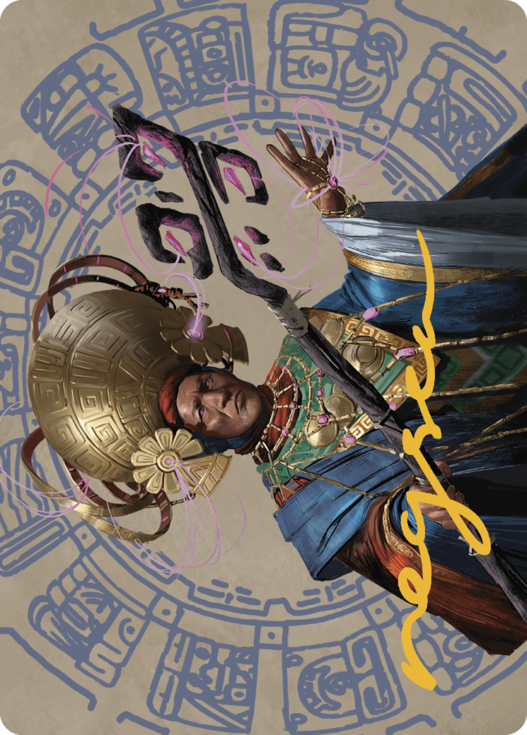Akal Pakal, First Among Equals // Akal Pakal, First Among Equals (ALCI-046) - The Lost Caverns of Ixalan Art Series (Borderless) Foil-3