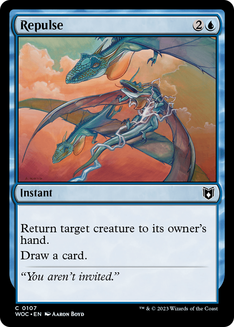 Repulse [Wilds of Eldraine Commander]-1