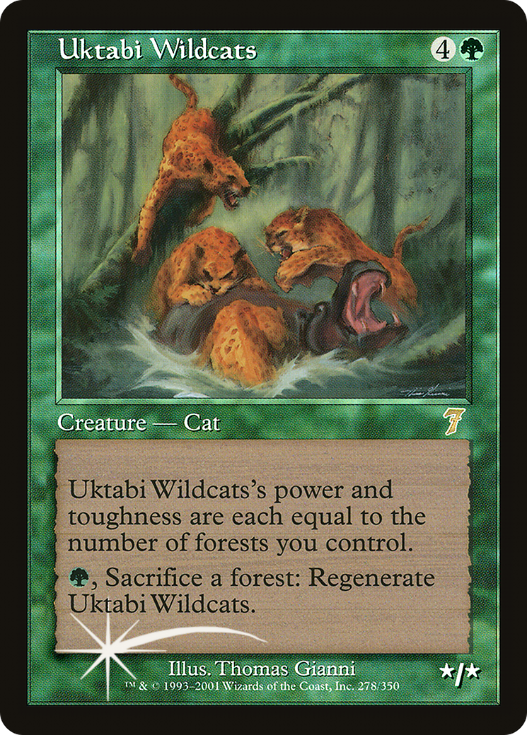 Uktabi Wildcats (7ED-278) - 7th Edition Foil-1