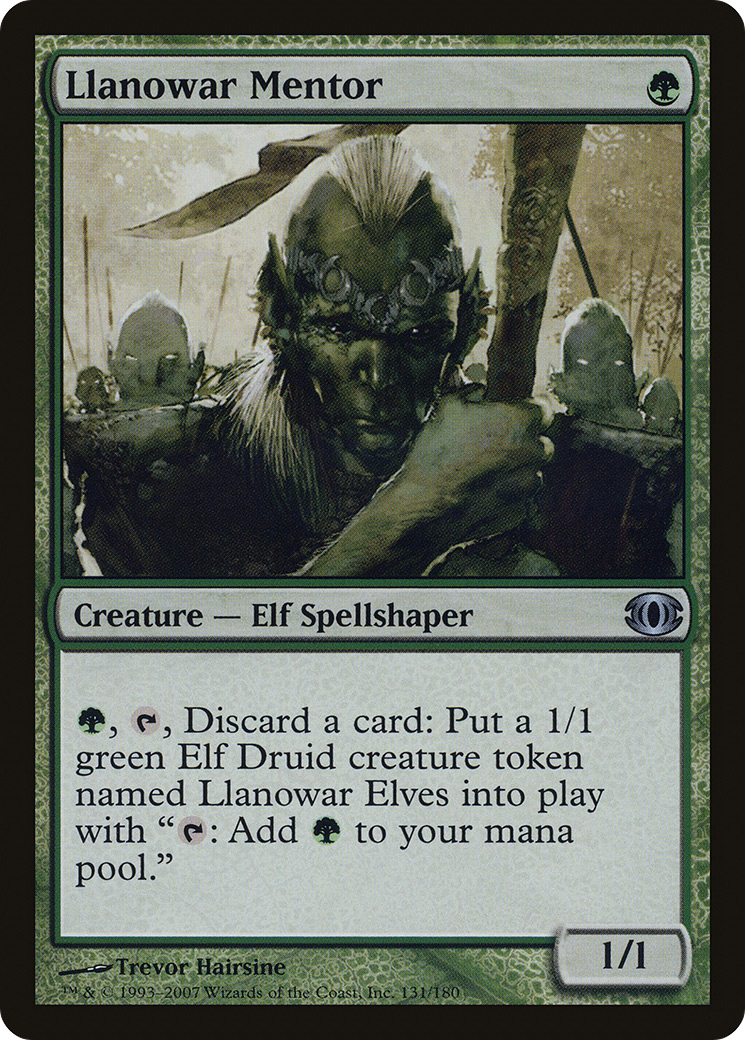 Llanowar Mentor [Future Sight]-1
