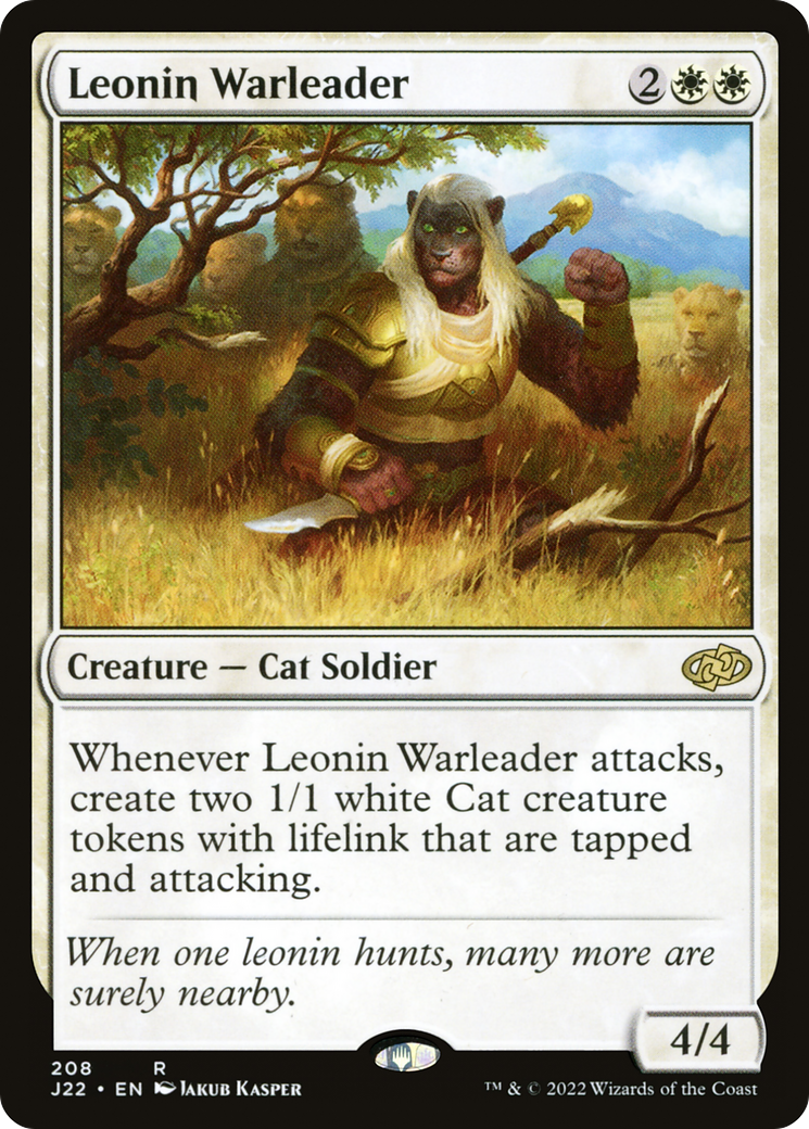 Leonin Warleader [Jumpstart 2022]-1