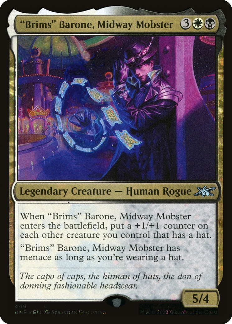 "Brims" Barone, Midway Mobster (Galaxy Foil) [Unfinity]-1