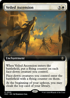 Veiled Ascension (Extended Art) (MKC-329) - Murders at Karlov Manor Commander: (Extended Art)-1