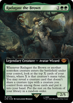 Radagast the Brown (Extended Art) (Surge Foil) [The Lord of the Rings: Tales of Middle-Earth]-1