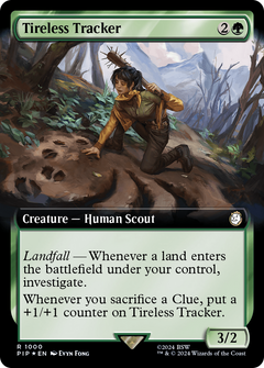 Tireless Tracker (Extended Art) (Surge Foil) [Fallout]-1
