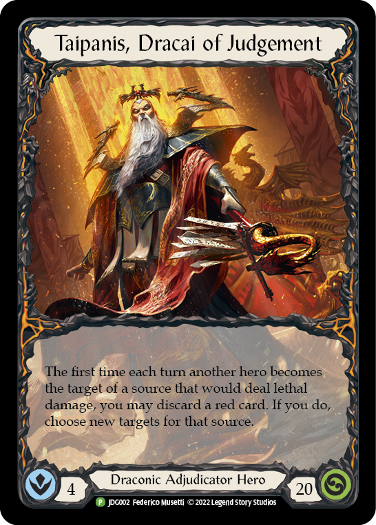 Taipanis, Dracai of Judgement [JDG002] (Promo)  Rainbow Foil-1