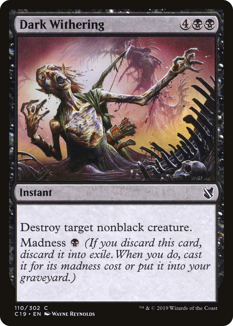 Dark Withering [Commander 2019]-1