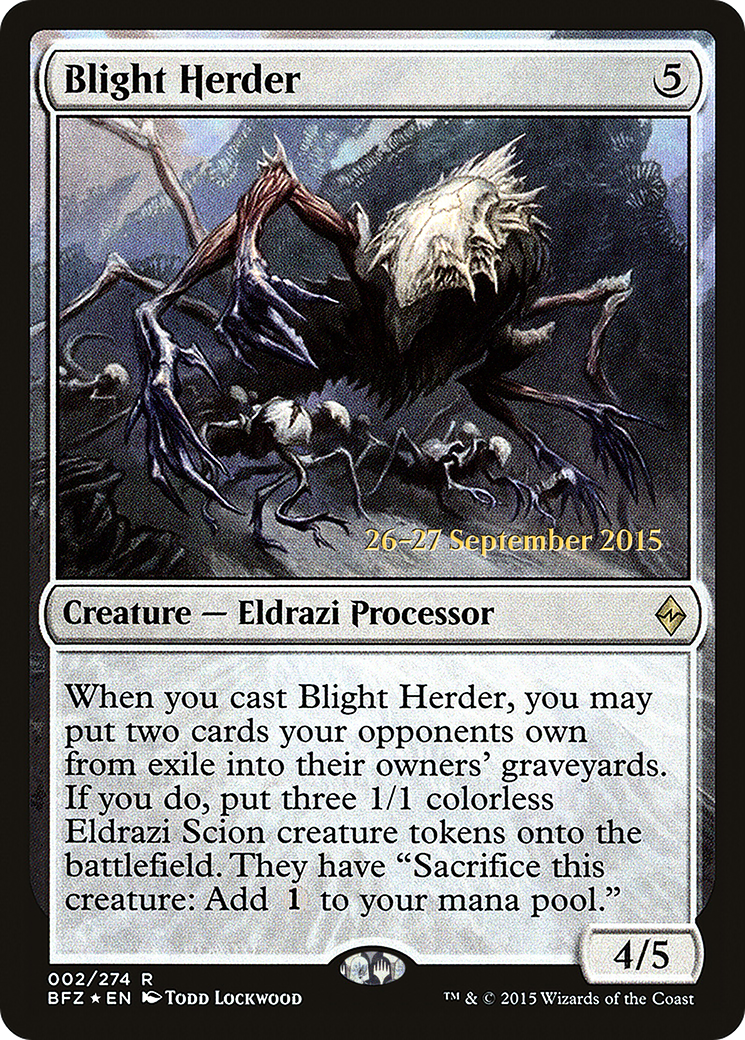 Blight Herder [Battle for Zendikar Prerelease Promos]-1