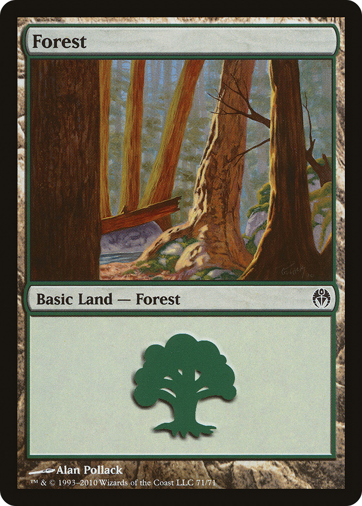 Forest (71) [Duel Decks: Phyrexia vs. the Coalition]-1