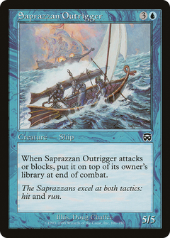 Saprazzan Outrigger [Mercadian Masques]-1