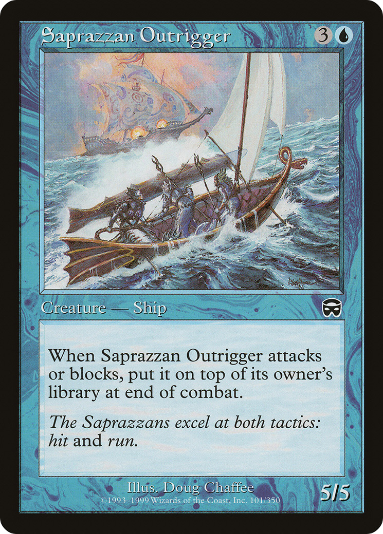 Saprazzan Outrigger [Mercadian Masques]-1