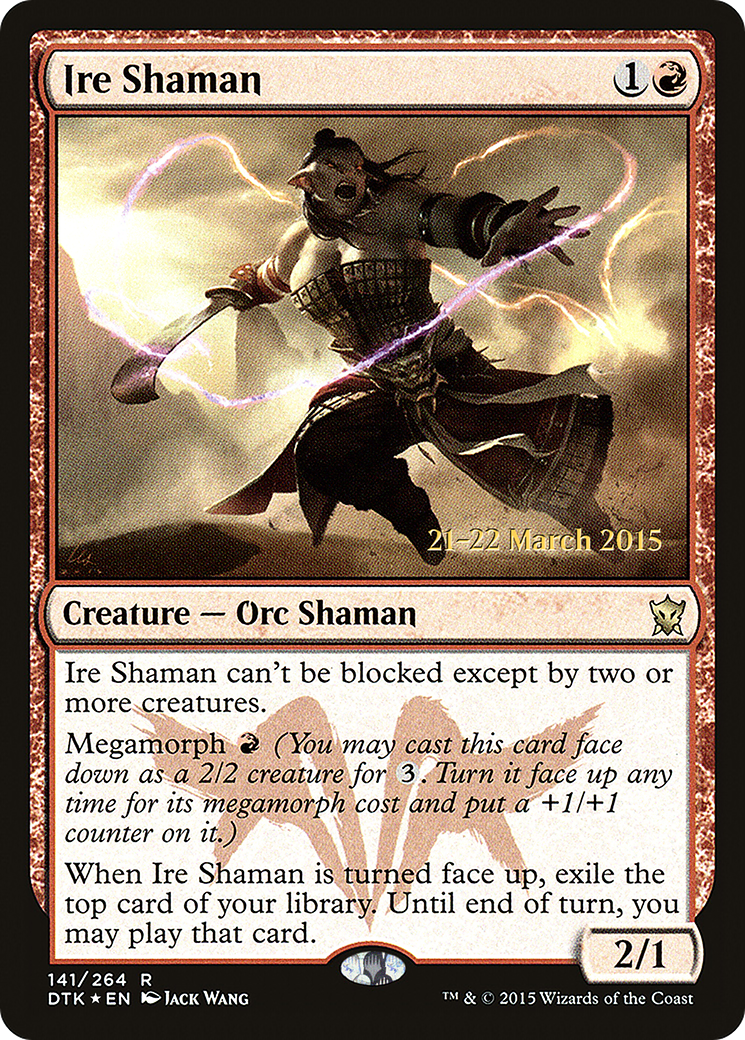 Ire Shaman [Dragons of Tarkir Prerelease Promos]-1