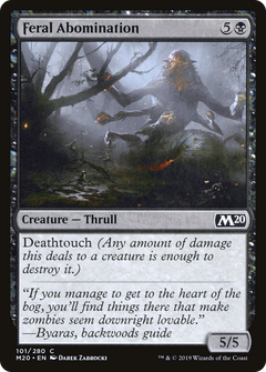 Feral Abomination [Core Set 2020]-1