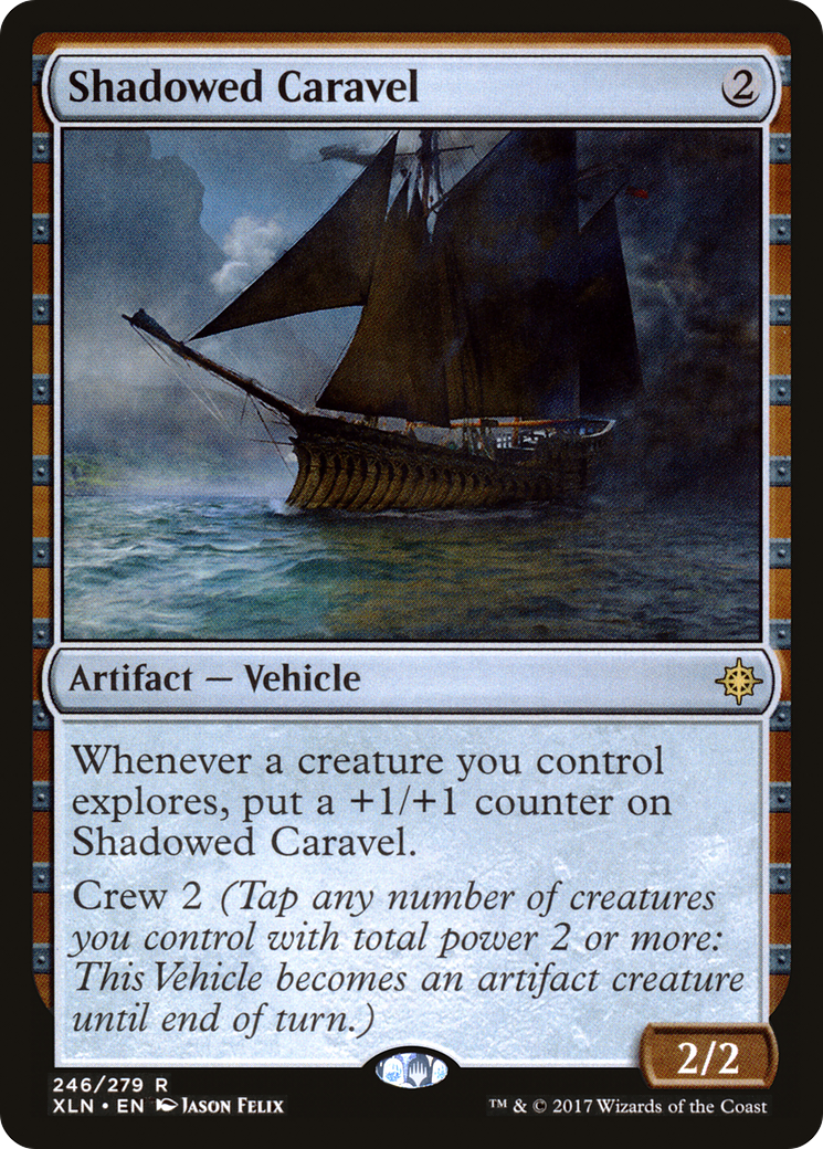 Shadowed Caravel [Ixalan]-1