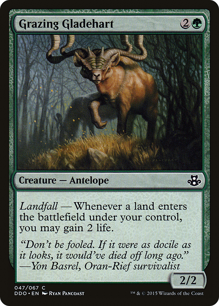 Grazing Gladehart [Duel Decks: Elspeth vs. Kiora]-1