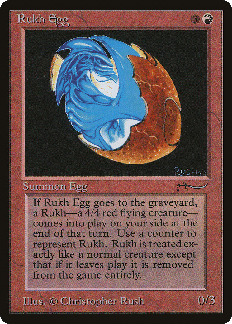 Rukh Egg (Dark Mana Cost) [Arabian Nights]-1