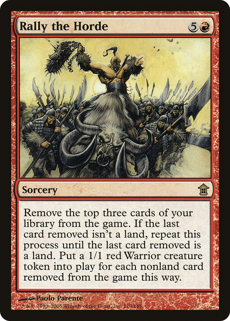 Rally the Horde [Saviors of Kamigawa]-1