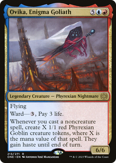 Ovika, Enigma Goliath [Phyrexia: All Will Be One]-1