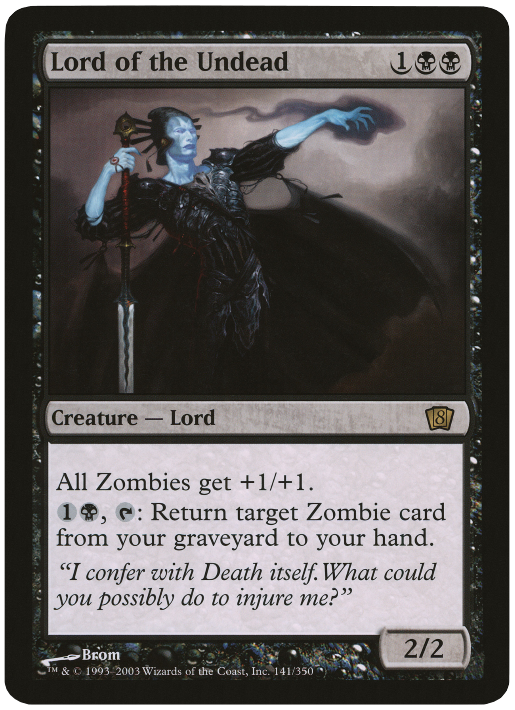 Lord of the Undead (Oversized) [Eighth Edition Box Topper]-1