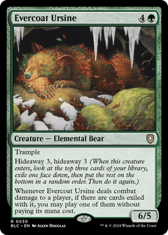 Evercoat Ursine [Bloomburrow Commander]-1