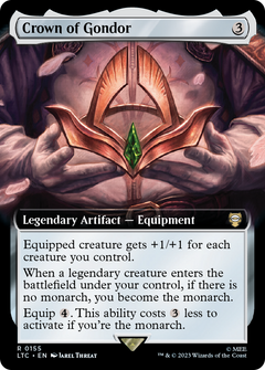 Crown of Gondor (Extended Art) [The Lord of the Rings: Tales of Middle-Earth Commander]-1