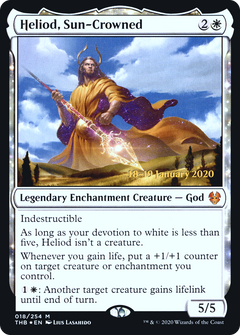 Heliod, Sun-Crowned [Theros Beyond Death Prerelease Promos]-1