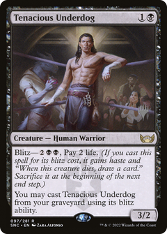 Tenacious Underdog (Promo Pack) [Streets of New Capenna Promos]-1