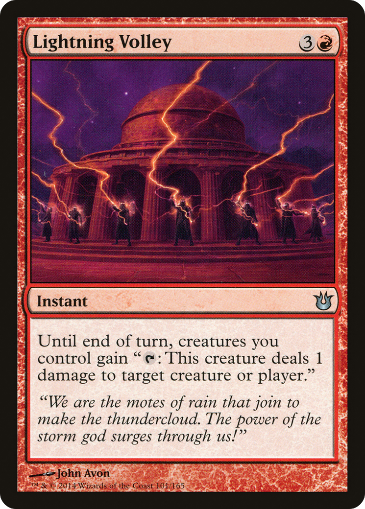 Lightning Volley [Born of the Gods]-1