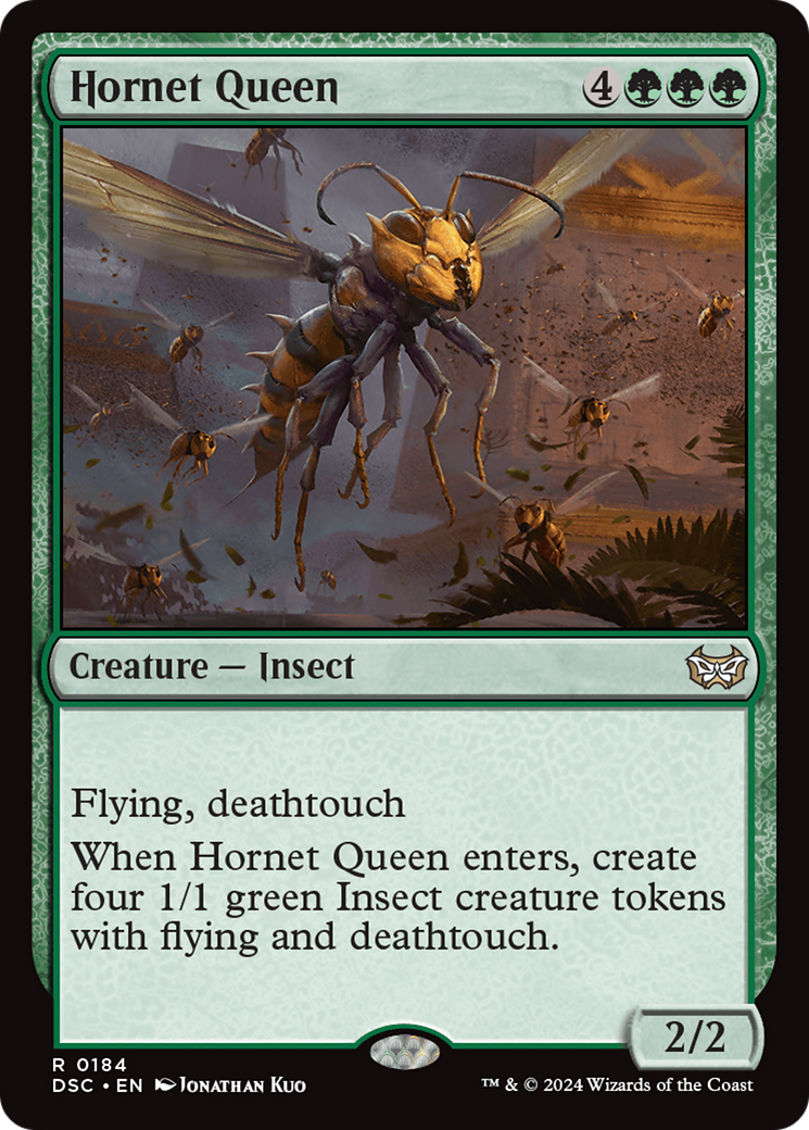 Hornet Queen [Duskmourn: House of Horror Commander]-1